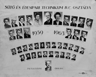 ST S DESIPARI TECHNIKUM IV.C. OSZTLYA 1959-1963