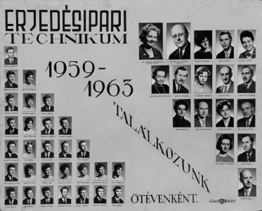 ERJEDSIPARI TECHNIKUM 1959-1963