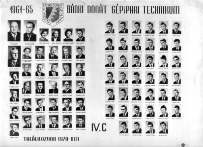 BNKI DONT GPIPARI TECHNIKUM IV. C 1961-1965