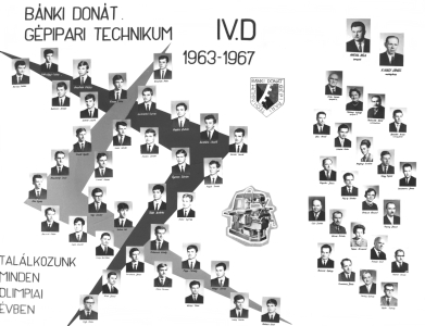 BNKI DONT GPIPARI TECHNIKUM IV.D 1963-1967