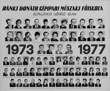 BNKI DONT GPIPARI MSZAKI FISKOLA LTALNOS GPSZ SZAK 1973-1977