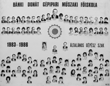 BNKI DONT GPIPARI MSZAKI FISKOLA LTALNOS GPSZ SZAK 1983-1986