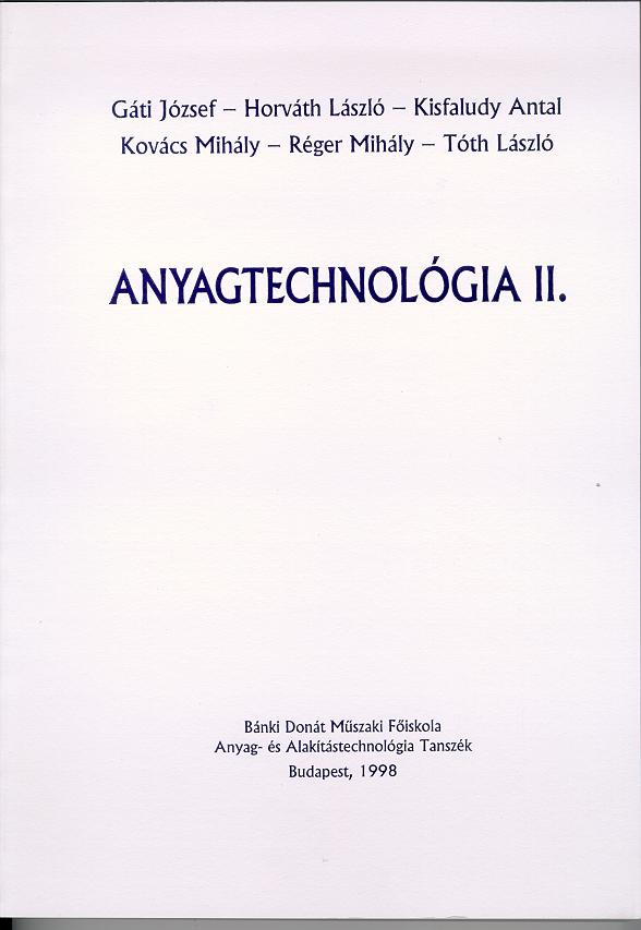 Anyagtechnolgia II. cm jegyzet