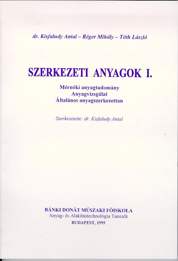 Szerkezeti anyagok I. cm jegyzet